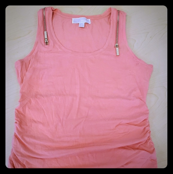 Michael Kohrs Zipper Tank Light Salmon - Picture 1 of 4